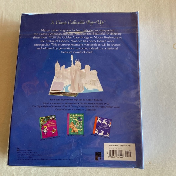America the Beautiful First Edition pop-up book by Robert Sabuda. - Picture 2 of 5